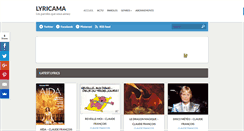 Desktop Screenshot of lyricama.com